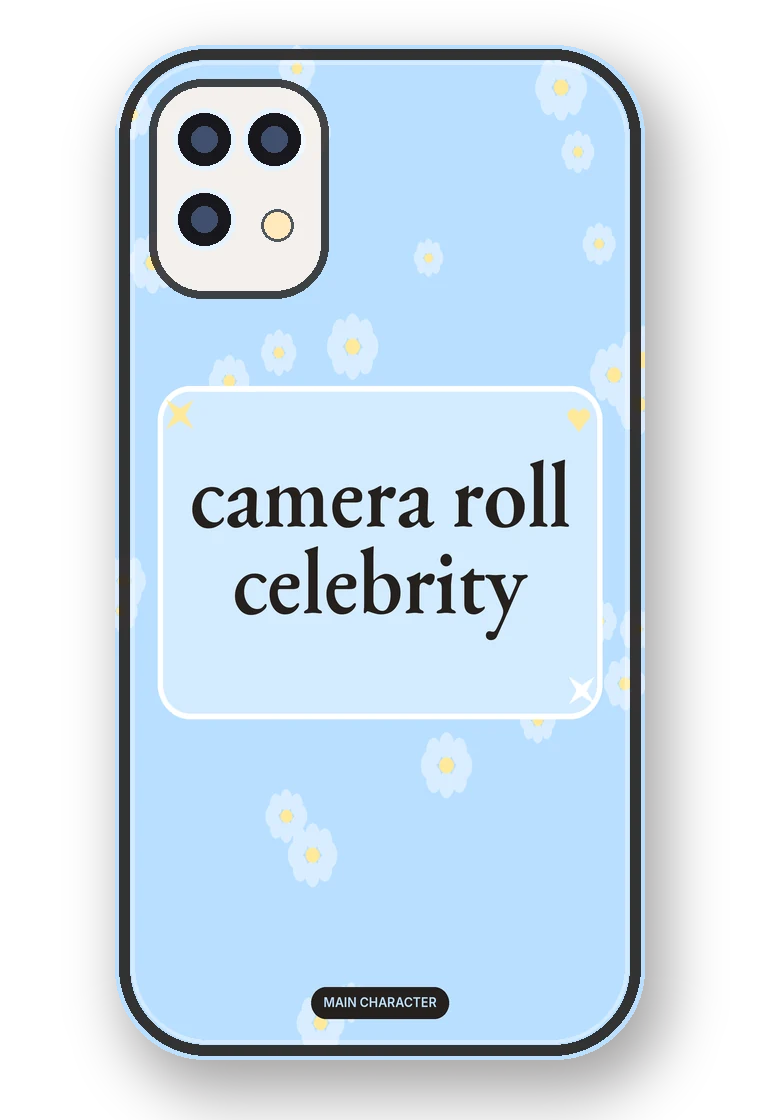 Camera Roll Celebrity phone case mockup