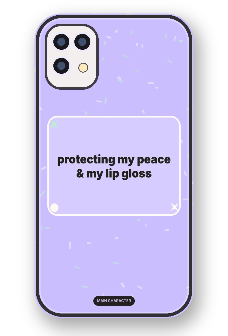 Protecting My Peace & My Lip Gloss case